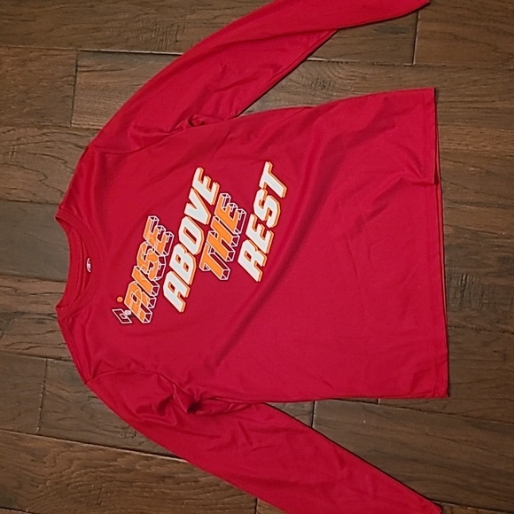 💥3for$12💥 Athletic Works boy's red long-sleeved shirt size XL (14-16) - Picture 1 of 5